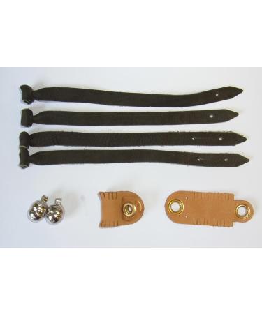 Falconry aylmeri anklets jesses & Bell set (small) - Buy Online on GoSupps.com