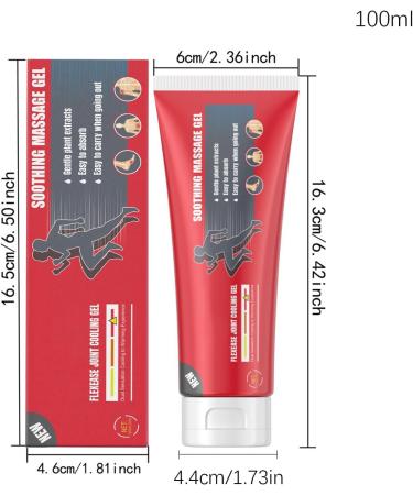 Gel Articulaire pour le Genou Cr me de Massage 100ml pour Articulations Lotion De Massage Portable Pour Mains Dos Genoux Coudes Hommes Femmes - Buy Online on GoSupps.com