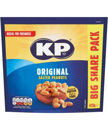 KP Original Salted Peanuts Share Size 415g - Buy Online on GoSupps.com