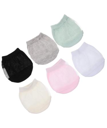 Heallily 12th transparent half socks Half socks for women toe protection made of silk toe sock toes-free sock women's socks toe-socks toe socks cotton girl jacket just