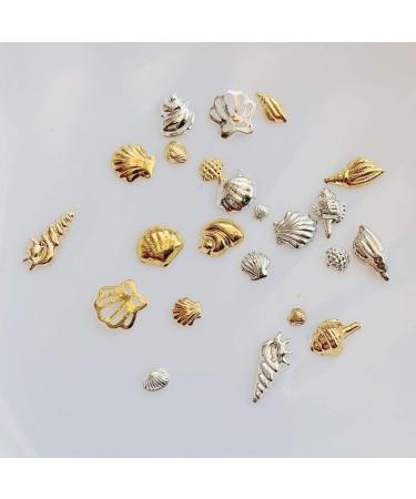 500pcs Nail Art Metal Studs - Sea Series Shell Starfish Deco | NAIL ANGEL 10007 - Buy Online on GoSupps.com
