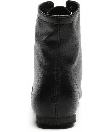 Black Split Sole Leather Jazz Boots for Kids - Sizes Toddler to Big Kid 4.5 - Buy Online on GoSupps.com