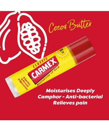  Carmex Carmex Lip Balm Classic Moisturizing Spf 15 1 Unit - Buy Online on GoSupps.com