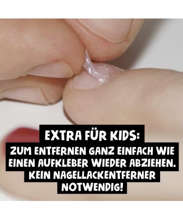Shop Minico Premium Kinder Nail Polish Set - 3 Pack Glitter Pink & Rose - Removable Vegan Child-Friendly & Dermatologically Tested - Buy Online on GoSupps.com