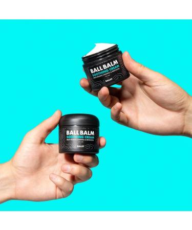 Ballsy Ball Balm - Deep Hydration Cream for Chafed, Dry, or Irritated Skin - 2 oz - Buy Online on GoSupps.com