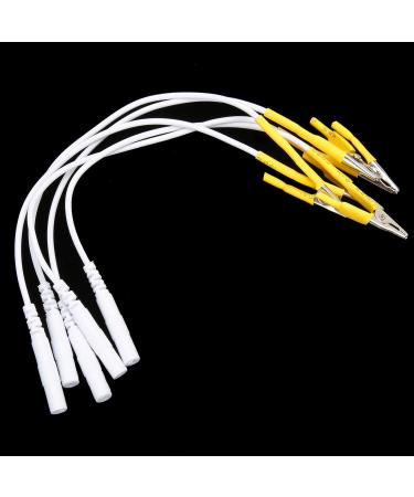 20 Pieces Acupuncture Wire Clips Yellow Direction Cable for Electronic Therapy & Massage Devices - Buy Online on GoSupps.com