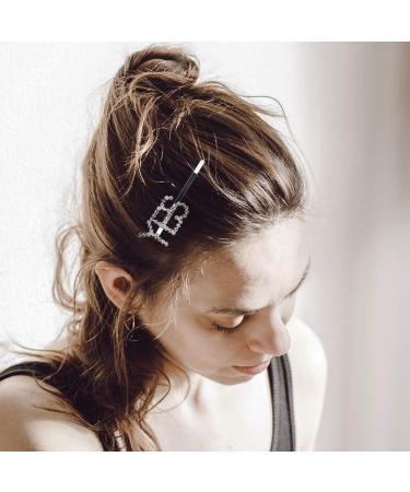 12pcs Crystal Hairpins for Women | Yucool Shiny Bling Hair Clips & Barrettes | French Clip Hair Accessories for Fine Hair - Buy Online on GoSupps.com