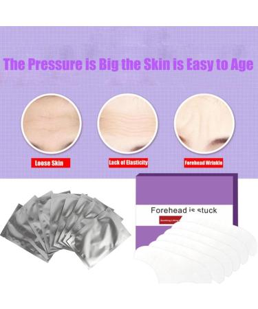 10 Pieces Forehead Anti-Wrinkle Pads | Skin Moisturizing Repair Stickers for Youthful Skin - Buy Online on GoSupps.com
