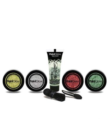 Buy Paintglow Classic Glitter Shakers Set with Fix Gel - 5-Piece | International Shipping Available - Buy Online on GoSupps.com