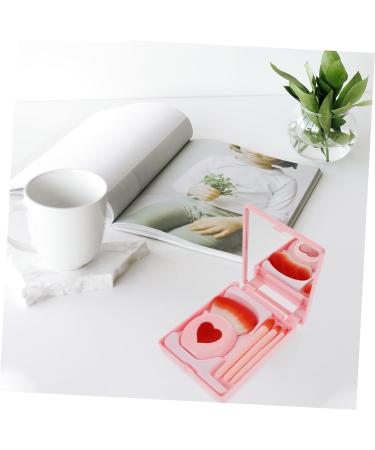 MAGICLULU 2 Boxes Makeup Brush Set And Concealer Brush Lip Gloss Containers Woman Cosmetic Brush Braces Kit Mini Containers Mini Blush Min Eyeshadow Mirror Box Plastic Abs Cosmetics Travel - Buy Online on GoSupps.com