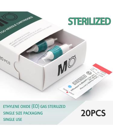MO MOLONG Tattoo Cartridge Needles 20Pcs - Bugpin Round Liner 1005RL 0.30mm - Buy Online on GoSupps.com