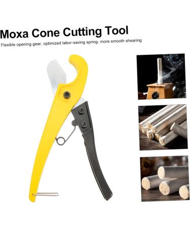 Housoutil 1x Plane Hand Cutter & Trimmer for Plants - Versatile Scissors for Tinkering Dice Rolling Moxa Cone Cutting - 20x4cm Yellow - Buy Online on GoSupps.com