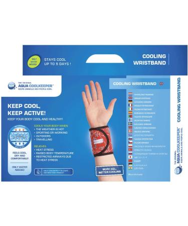 Aqua Coolkeeper Cooling Bracelet - Scottish Grey | International Shipping | Size S - Buy Online on GoSupps.com