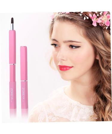 MAGICLULU Portable Lipstick Applicator & Travel Makeup Brush Flexible Eye Brushes for Lip Gloss & Eyebrow Application Mini Pink Lip Brushes for On-the-Go Beauty - Buy Online on GoSupps.com