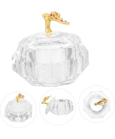 minkissy nail cups manicure nail dish cup acrylic nail supplies nail dappen dish nail liquid holder nail dish cups dish for acrylic nails nail dish bowl thicken Glass Manicure tools - Buy Online on GoSupps.com