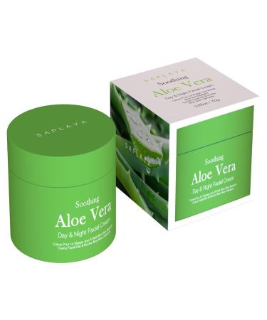 Day & Night Facial Cream Serum - Hydrating Moisturizer for Face Neck & Chest | Soothing Aloe Vera | Made in South Korea - Buy Online on GoSupps.com