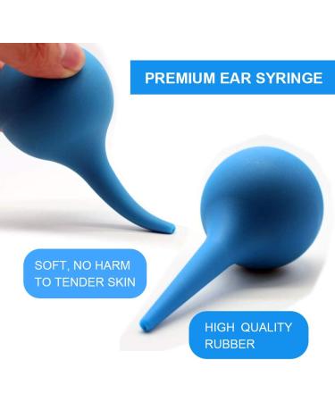 SHJYKRU 30ml Ear Syringe Hand Bulb for Gentle Ear Cleaning - 1oz - Buy Online on GoSupps.com