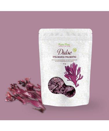 Buy Dulse Bio Atlantic Algae Leaves - Organic Raw Wild Seaweed (40g) | Vegan Umami Vegetable Bacon | Pureeraw - International Shipping Available - Buy Online on GoSupps.com