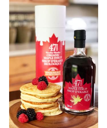 47 North Pure Real Organic Maple Syrup | 500ml Gift Box | Premium Grade A Amber Rich Taste and Velvety Smooth Texture | Perfect Canadian Gift for Holidays Christmas Birthdays - Buy Online on GoSupps.com