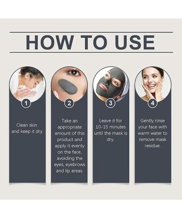  FLLUOUZH 2 x Relief Mud Mask Deep Cleansing & Moisturizing Recovery Mud Mask Korean Mud Clay Face Mask for Pores Oil Control & Moisturizing Gentle Facial Mask for All Skin Types - Buy Online on GoSupps.com