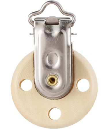 5 Pieces Natural Beech Wood Pacifier Clips Teething Grasping Toy Suspender Clips Charm DIY Pacifier Clips Holder Accessories - Buy Online on GoSupps.com