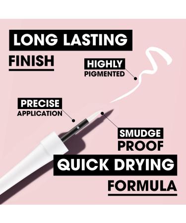 Collection Cosmetics Fast Stroke Eyeliner 4ml - Quick Drying Formula - White - Buy Online on GoSupps.com