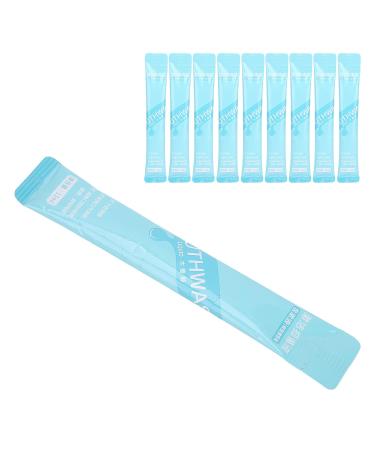 10 Pieces Disposable Mouthwash Strips - Refreshing Breath & Oral Dental Care - Buy Online on GoSupps.com
