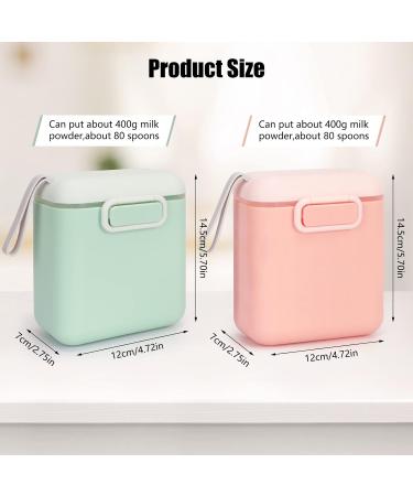 Toplive 2PCS Baby Milk Powder Dispenser Set - 800ml Airtight Container for Travel Feeding - Includes Spoon and Leveler - Buy Online on GoSupps.com