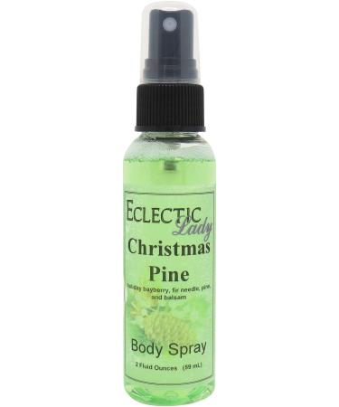 Christmas Pine Body Spray 2 ounces Body Mist for Women with Clean Light & Gentle Fragrance Long Lasting Perfume with Comforting Scent for Men & Women Cologne with Soft Subtle Aroma For Daily Use 2 Fl Oz (Pack of 1)