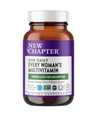 New Chapter Every Woman's One Daily Whole-Food Multivitamin 48 Vegetarian Tablets