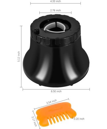 FaHaner Universal Hair Diffuser for Blow Dryer | Professional D-1.38 inch to 2.68 inch Diffuser for Curly, Straight, Wavy Hair | Includes Free Scalp Massage Comb - Buy Online on GoSupps.com
