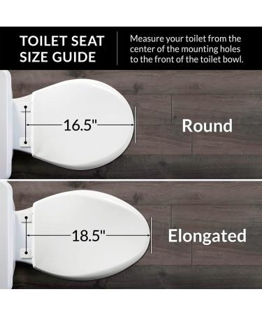 Little2Big 181SLOW 000 Elongated Toilet Seat with Built-In Potty Training Seat | Slow-Close & Never Loosen | White - 1 Pack - Buy Online on GoSupps.com