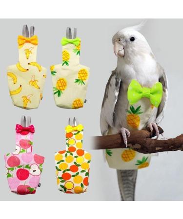 Buy Colorful Parrot Diapers - Washable Flight Clothes for Birds | Cute Fruit & Flower Patterns for Pigeons & Pets - Buy Online on GoSupps.com