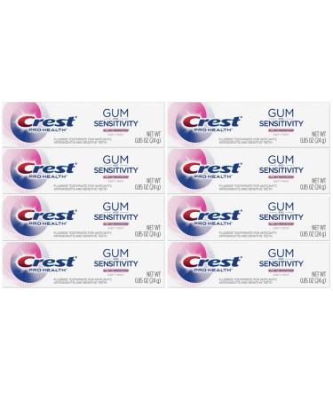Crest Pro Health Gum and Sensitivity Toothpaste for Sensitive Teeth Soft Mint Travel Size 0.85 oz (24g) - Pack of 8
