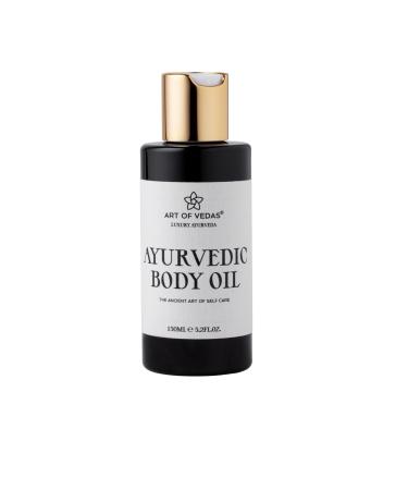 Art of Vedas Ayurvedic Body Oil - 150ml Hydrating and Moisturizing Infused with Natural Rose Oil Anti-Ageing and Therapeutic Benefits - Natural Ayurvedic Skincare for Soft and Radiant Skin