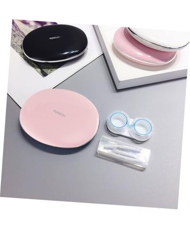 Lurrose Box Companion for Contact Lenses | Decorative Lens Case & Solution Holder | UK Shipping | 10.2x7.8cm Pink - Buy Online on GoSupps.com