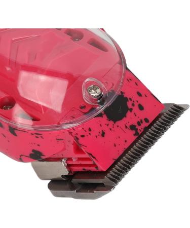 Mini Transparent Barber Clipper Professional Digital Ergonomic Curved Electric Hair Clipper with LED Display for Salon (Red) - Buy Online on GoSupps.com