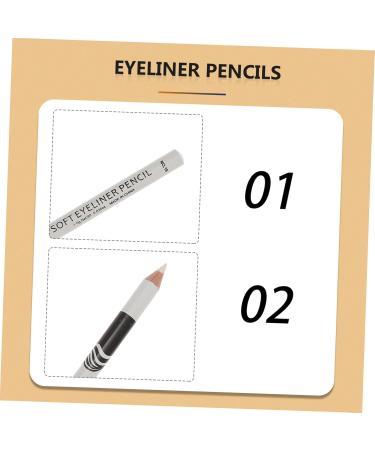 VINTORKY 12pcs Lying Silkworm Eyeliner Highlighter Eyeliner Pencils Highlighter Makeup Pens White Plastic - Buy Online on GoSupps.com