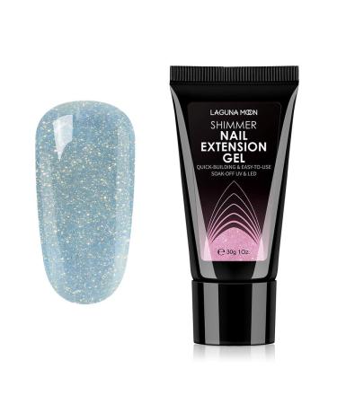 Lagunamoon Glossy Shimmer Poly Gel UV LED Soak Off Varnish Lacquer Manicure Pedicure Beauty Salon Nail Arts 30G SFYC012