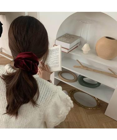 16-Piece Bright Satin Hair Scrunchies in 8 Colors - Soft Elastic Hair Bands for Women and Girls - Buy Online on GoSupps.com