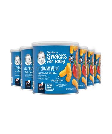 Gerber Lil' Crunchies Apple Sweet Potato 1.48 Ounce (Pack of 6)