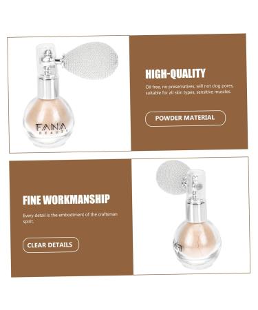 VILLCASE Makeup Glitter Spray - 1pc Plastic Body Glitter Tool - Highlight Spray for Glamorous Looks - 7x5.5cm Ivory - International Shipping Available - Buy Online on GoSupps.com