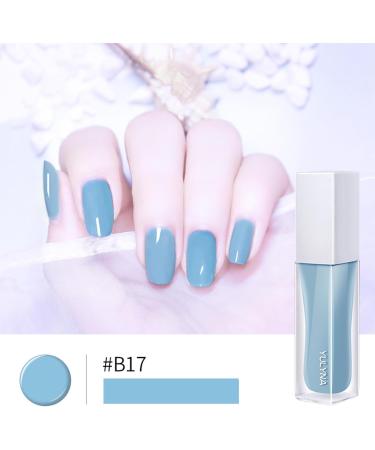 Nail Varnish Ice Blue Nail Polish 8ML Gel Nail Polish Quick Drying & Odorless Nail Gel No Need Lamp Non Toxic Odorless Nail Polish for Women and Girls - Buy Online on GoSupps.com