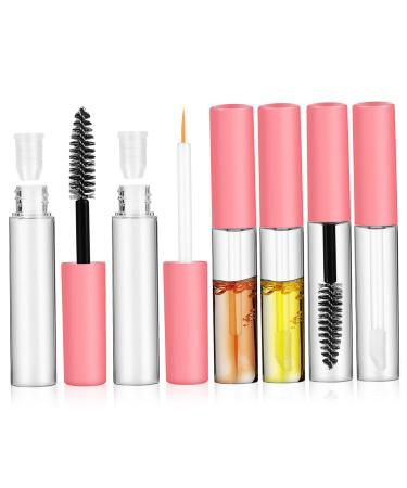 PLAFOPE 6 Pcs Empty Bottle Lip Gloss Tubes Suero De Pesta as Crecimiento Empty Eyeliner Bottle Cosmetic