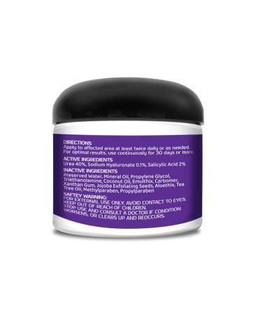 BARE 40 PRO 40% Urea Gel with Salicylic Acid, Hyaluronic Acid, Tea Tree Oil, Aloe Vera Extract, Jojoba Beads - 4oz Jar | Works on Corns, Calluses, Cracked Heels | Superior Hydration Formula - Buy Online on GoSupps.com