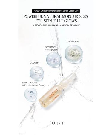 Classic Hyaluronic Acid Lifting Treatment Serum - Anti-Aging Firming and Brightening - 7 Ampoules x 1ML for All Skin Types - Buy Online on GoSupps.com