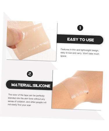 SEWOART Silicone Scar Tape - Skin Supple Adhesive Nursing Stickers - Comfortable Gel Cover Up for Home Use - Buy Online on GoSupps.com