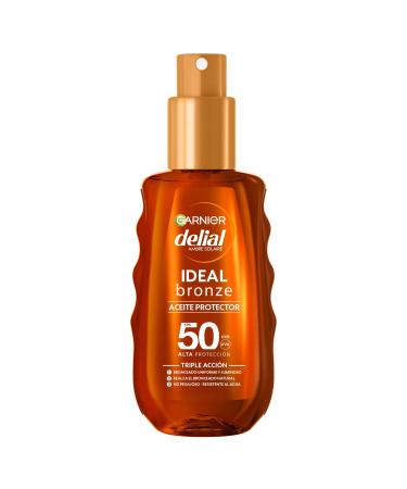 Delial Garnier Bronze Huile de soin SPF 50 pour un bronzage uniforme et clatant 150 ml