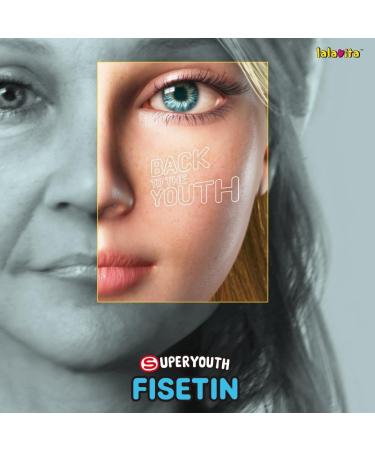 Buy SuperYouth Fisetin 100mg - 90 Veggie Capsules for Enhanced Health | International Shipping Available - Buy Online on GoSupps.com