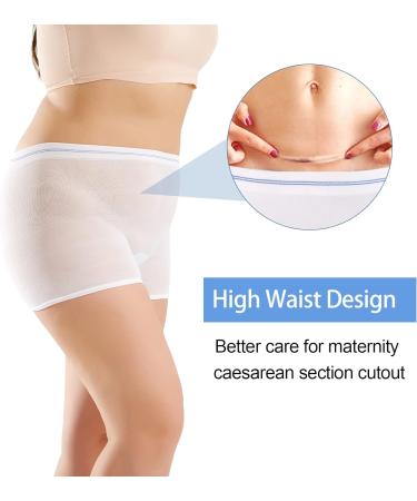 CARE BEAUTY Maternity Knickers 5 Pcs - High Waist Postpartum Pants for Pregnancy & Recovery - L-XL White - Buy Online on GoSupps.com
